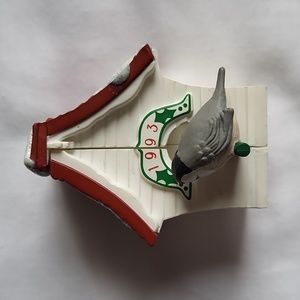 SALE--1993 Hallmark Keepsake Christmas Ornament Peep Inside Birds Birdhouse